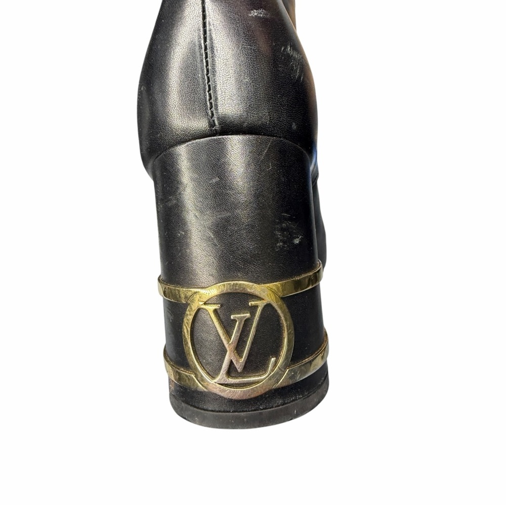 Louis Vuitton Black and Brown Lace-Up Boots MAO250 size 39 - Picture 13 of 15